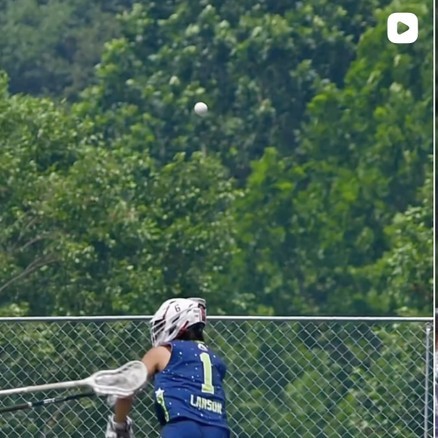 John Larson, name and number 1 on his Seattle Starz jersey, with the ball in the air